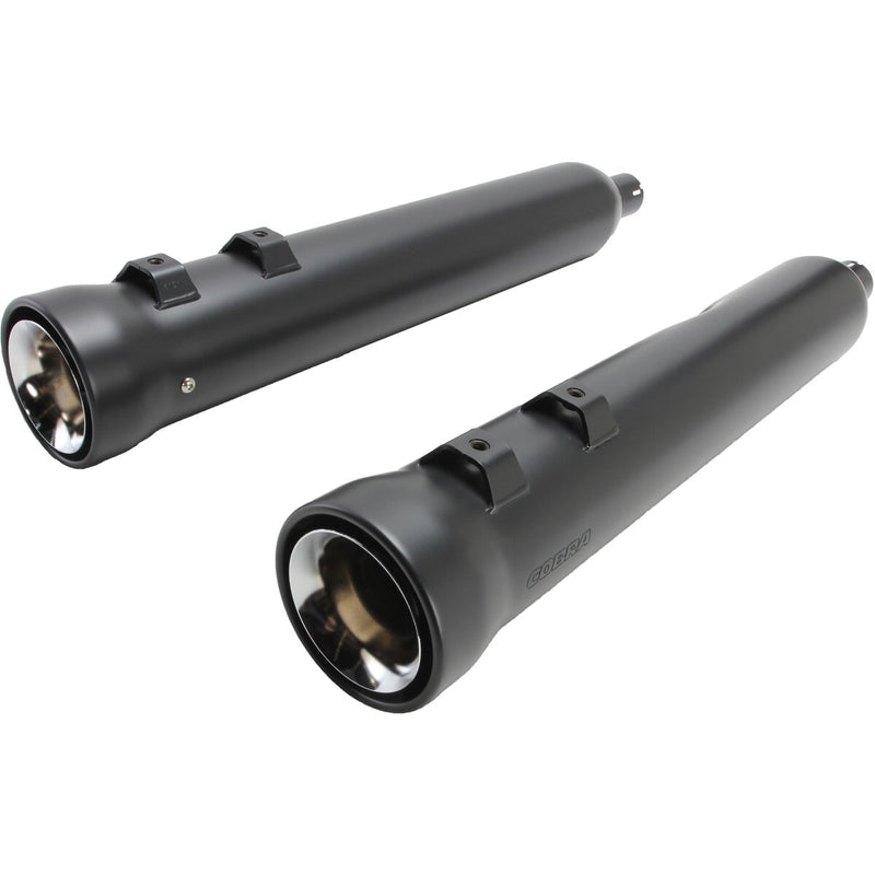 COBRA 4" Neighbor Hater Slip-On Mufflers - Black - '95-'16 Touring