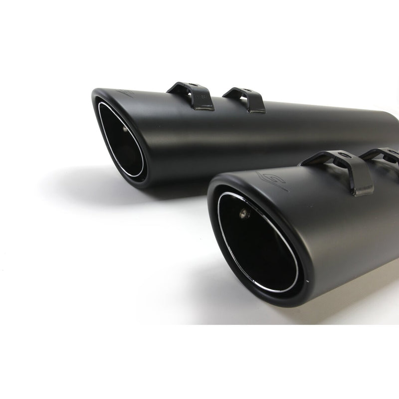 COBRA 4" 909 Twins Slip-On Mufflers - Black - Touring '17-'22
