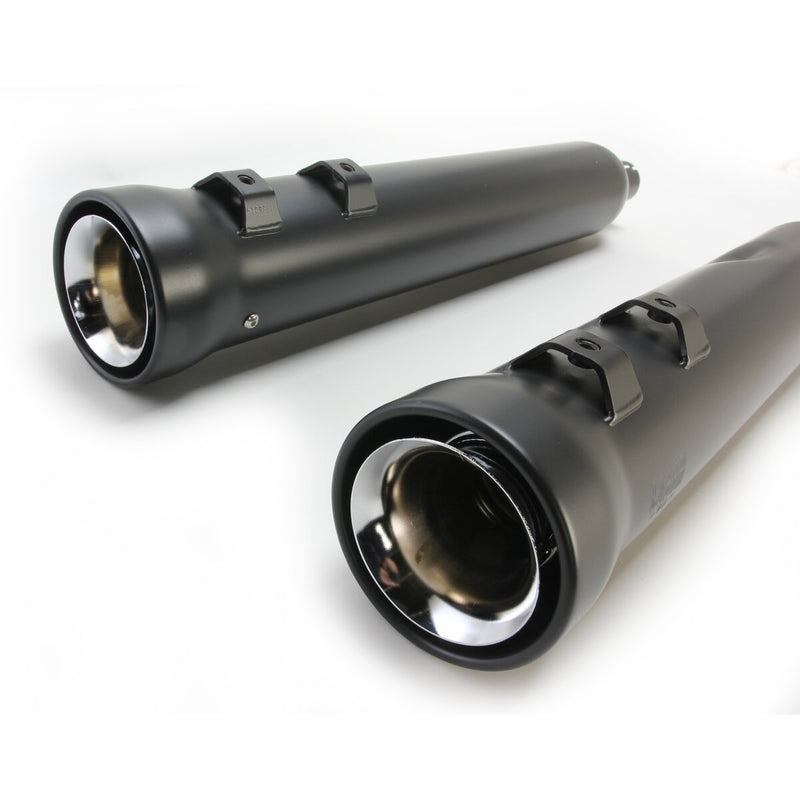 COBRA 4" Neighbor Hater Slip-On Mufflers - Black - Touring '17-'22