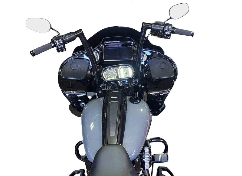 FAT BAGGERS INC. EZ Install Wired 1-1/2" Flat Top Handlebar Kit - 16" - Black