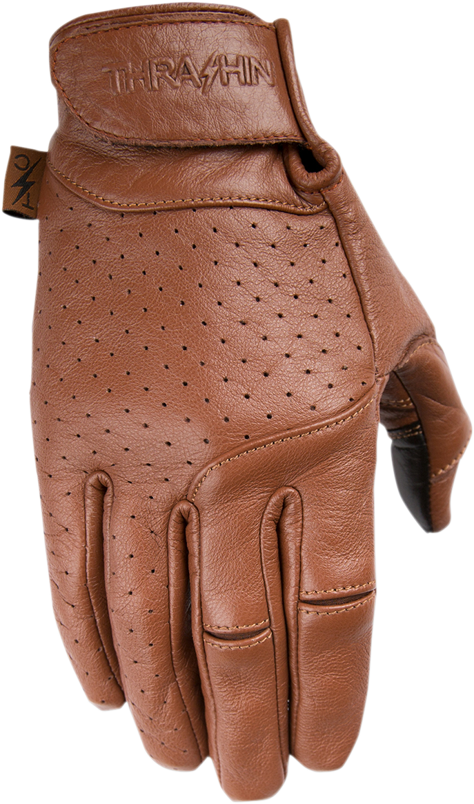 THRASHIN SUPPLY CO. Siege Leather Gloves - Brown - XL