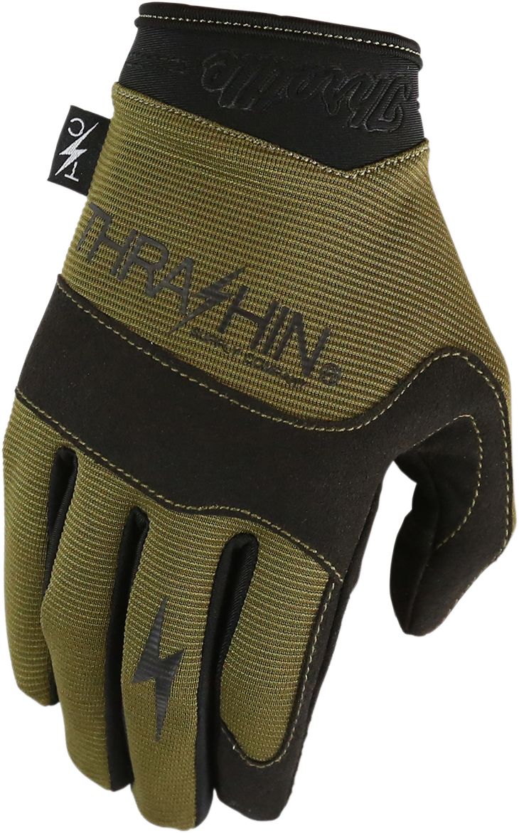 THRASHIN SUPPLY CO. Covert Gloves - Tactical Green - Medium