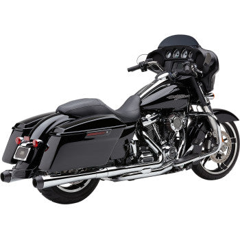 COBRA El Diablo 4" El Diablo Slip-On Mufflers - Chrome/Black - Touring '17-'22