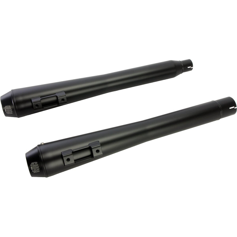 COBRA 4" El Diablo Slip-On Mufflers - Black/Black - Touring '17-'22