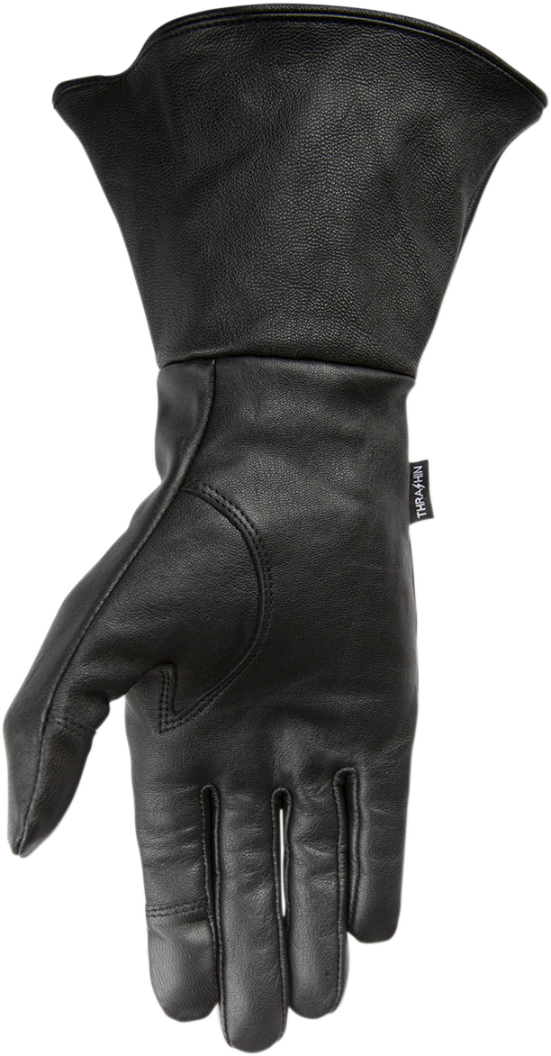 THRASHIN SUPPLY CO. Siege Insulated Gauntlet Gloves - Black - Medium