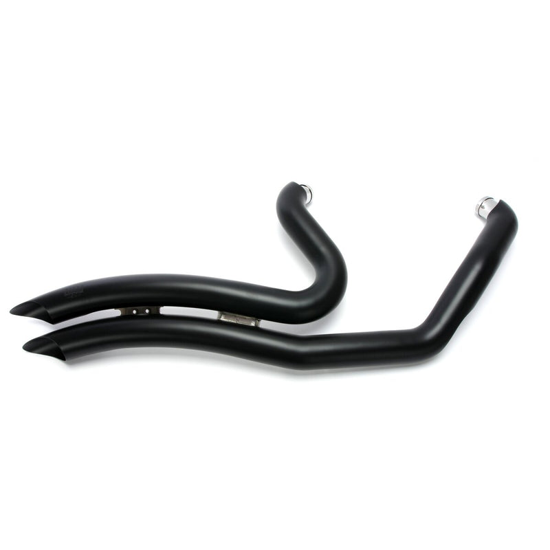 COBRA Speedster Swept Short Exhaust System - Black - Touring '17-'22