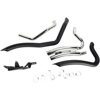 COBRA Speedster Swept Short Exhaust - Black - '13-'21 XL