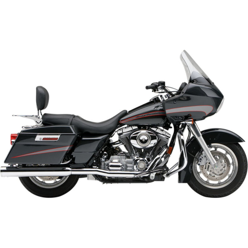 COBRA True Dual Headpipes - Chrome - '95-'06 FL