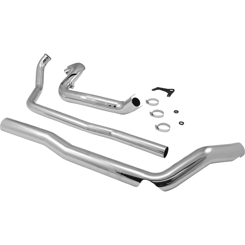 COBRA True Dual Headpipes - Chrome - '95-'06 FL