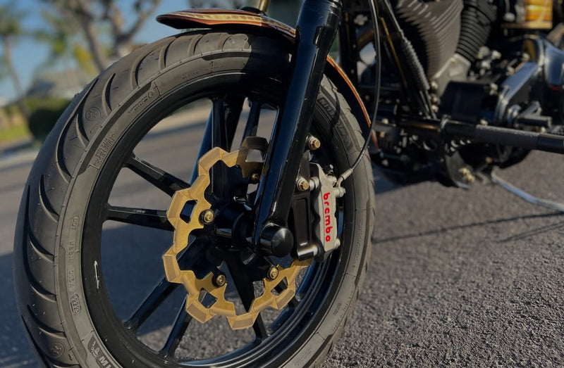 LYNDALL RACING BRAKES Switchblade Front One Piece Brake Rotor (Dyna FXDL/FXDLS & Vrod)