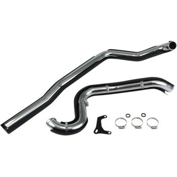 COBRA True Dual Headpipes - Black - Touring '95-'06
