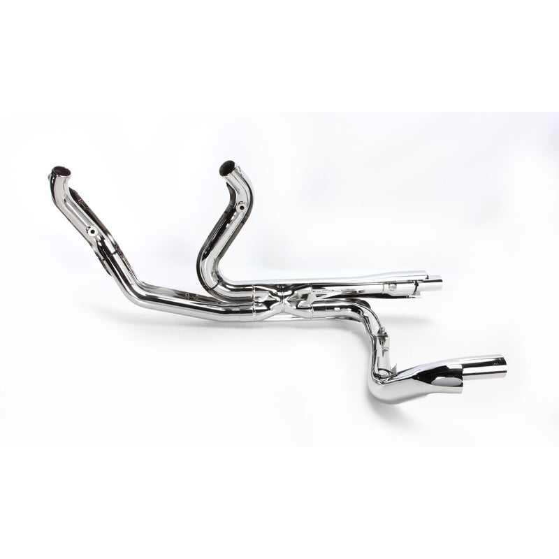 COBRA Pro Chamber Headpipes - Dual Bungs - Chrome - FLH / FLT '17-'23