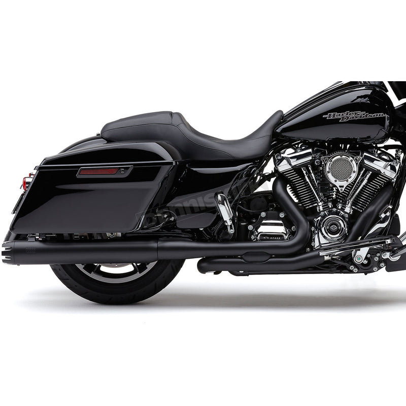 COBRA Pro Chamber Headpipes - Dual Bungs - Raven Black - FLH / FLT '17-'23
