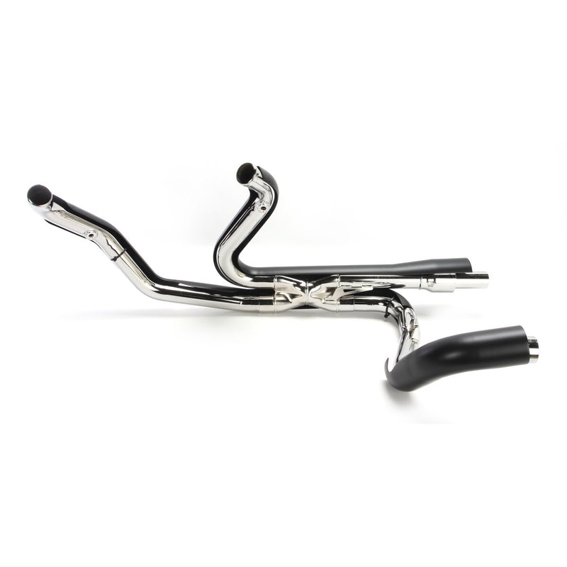 COBRA Pro Chamber Headpipes - Single Bung - Black - FLH / FLT '17-'23