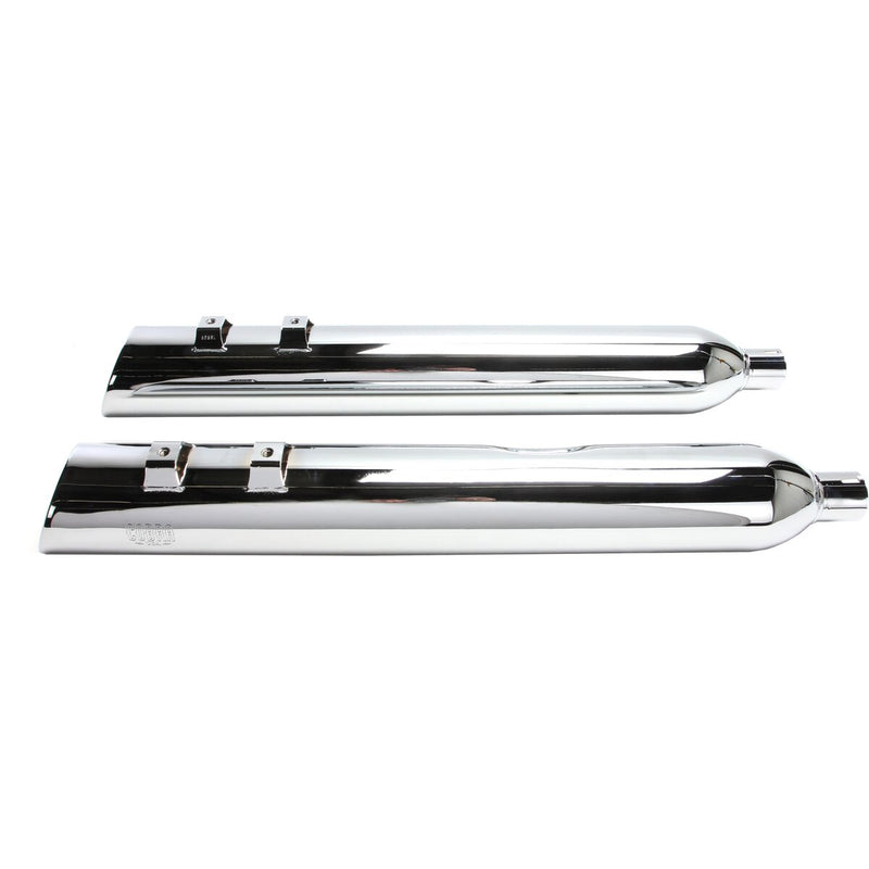 COBRA 4" 909 Uppercut Slip-On Mufflers - Chrome - Touring '95-'16