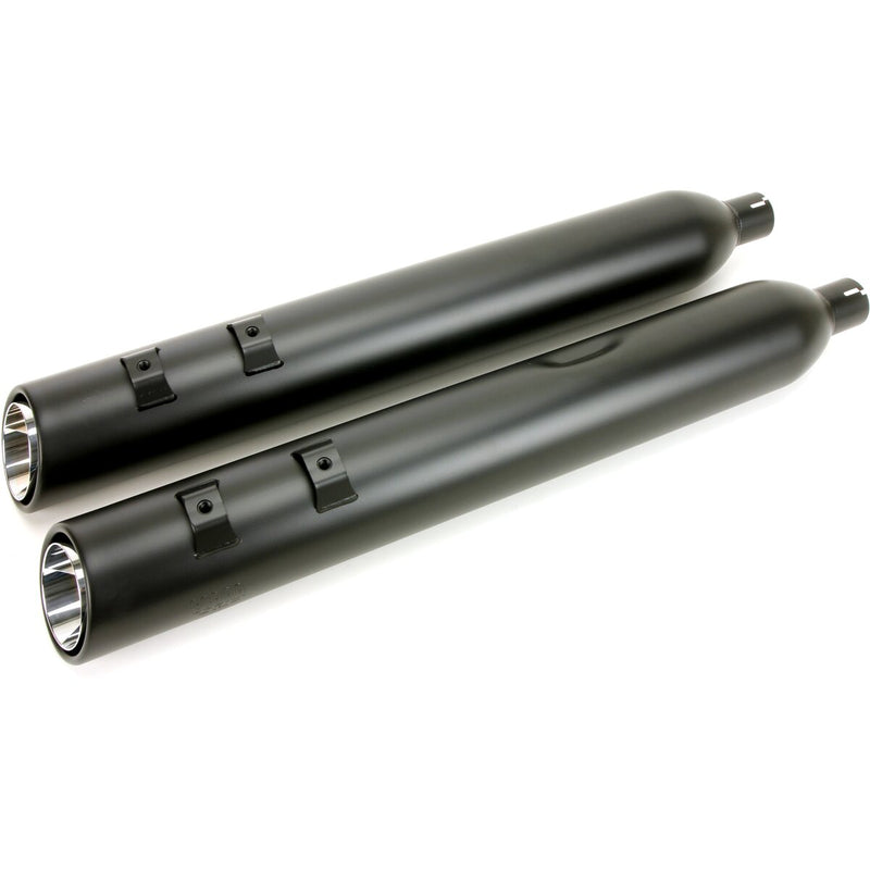 COBRA 4" 909 Uppercut Slip-On Mufflers - Black - Touring '95-'16