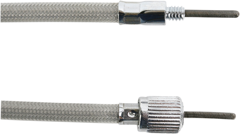DRAG SPECIALTIES Replacement Front-Wheel Drive Speedometer Cable - Braided Stainless Steel - 40"