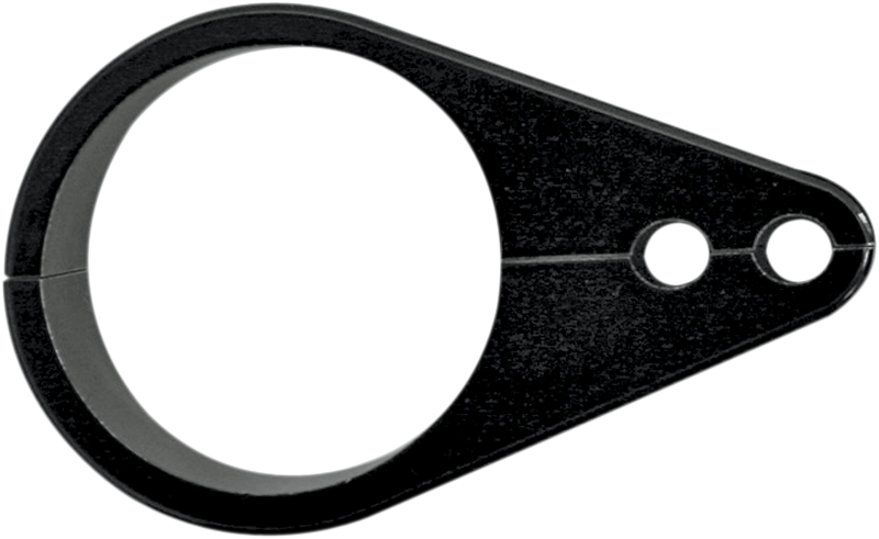 DRAG SPECIALTIES Billet Aluminum Dual Throttle/Idle Cable Clamp - Black - 1-1/4" Round Tube