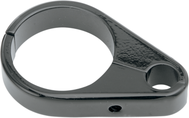 DRAG SPECIALTIES Die-Cast Clutch Cable Clamp - Black - 1-1/2" Round Tube