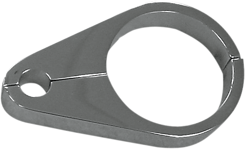 DRAG SPECIALTIES Billet Aluminum Clutch Cable Clamp - Chrome - 1-15/16" / 49mm