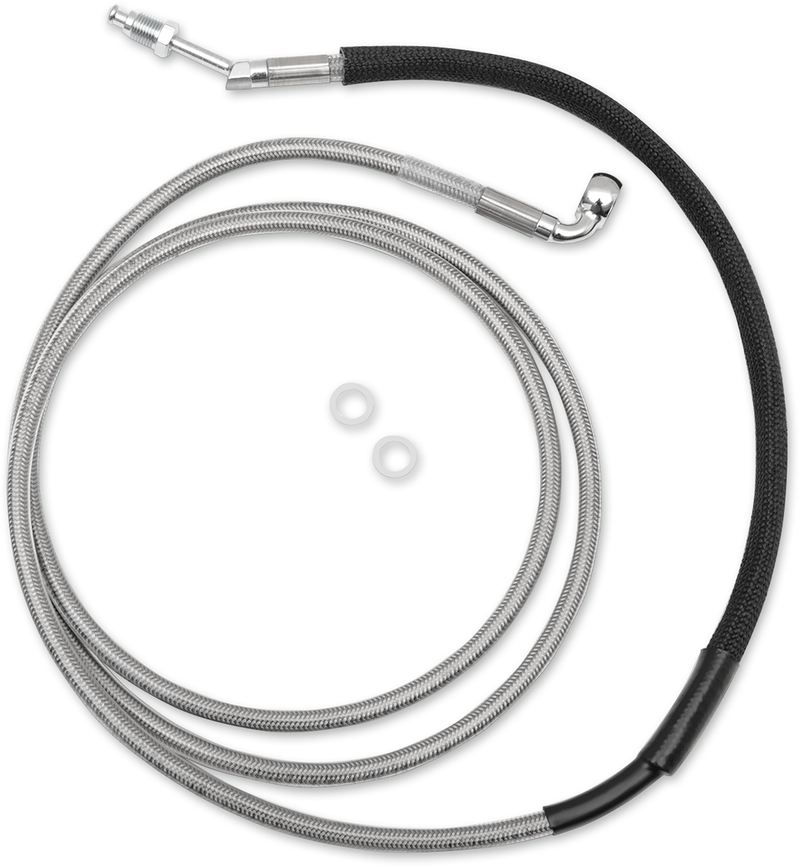 DRAG SPECIALTIES Stainless Steel Hydraulic Clutch Line - 74-1/8" - FLTRX '17-'20