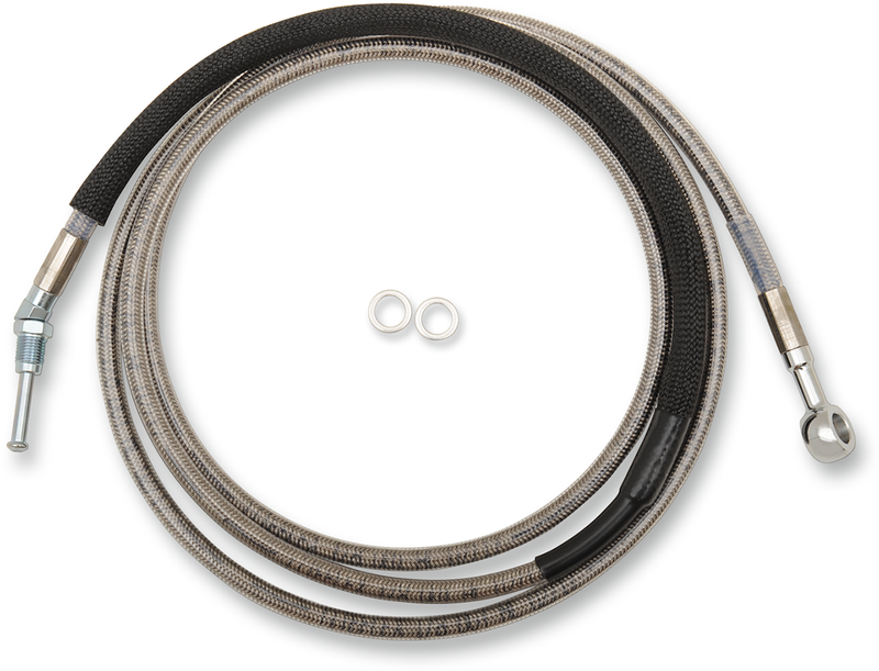 DRAG SPECIALTIES Stainless Steel Hydraulic Clutch Line - 82" - FLH '17-'20