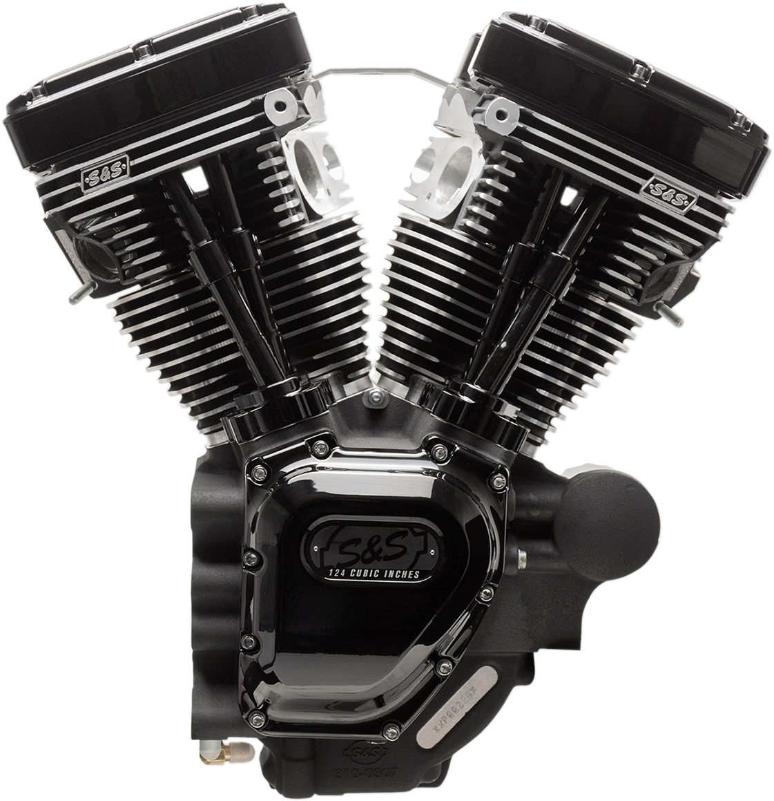 S&S CYCLE T124 High Compression Long Block Engine - Black - Touring '0 ...