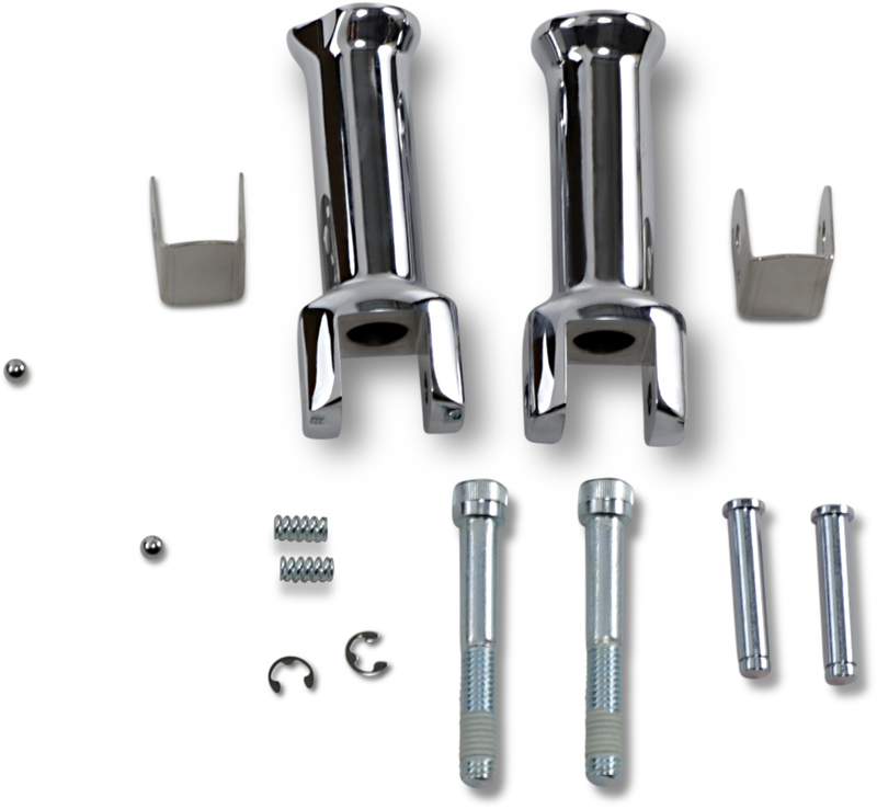 DRAG SPECIALTIES Passenger Footpeg Mount Kit - Chrome - Softail
