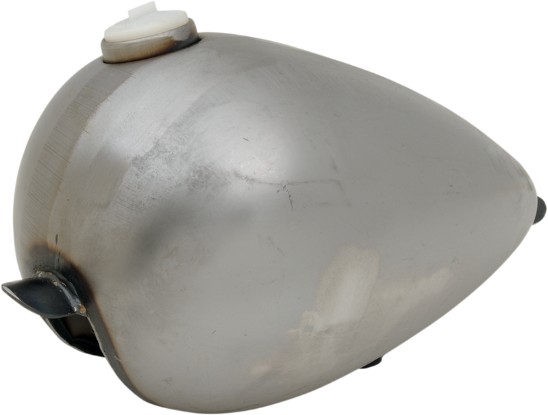 DRAG SPECIALTIES Wasp Style Single Cap 2.2 Gallon Carburetor Gas Tank - Raw - Custom Applications