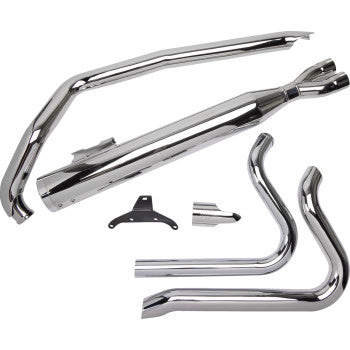 COBRA PowerPro HP 2:1 Exhaust System - Chrome - '95-'06 Bagger