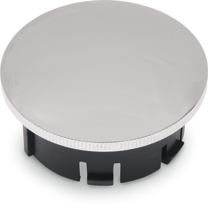 DRAG SPECIALTIES Left-Hand Dummy Gas Cap with Paint Protector - Chrome