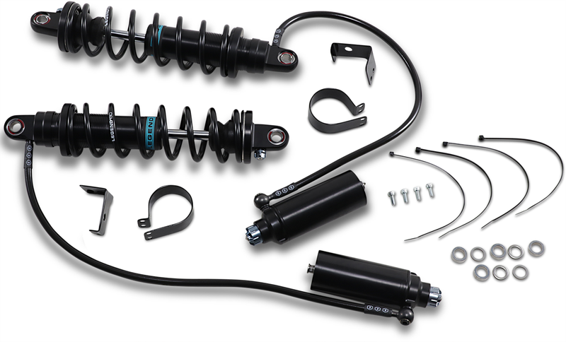 LEGEND SUSPENSION REVO ARC Remote Reservoir Shocks for 2009-2013 Touring Motorcycles