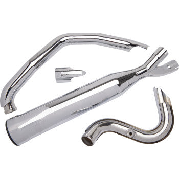 COBRA PowerPro HP 2:1 RPT Exhaust System - Chrome - '12-'17 Dyna