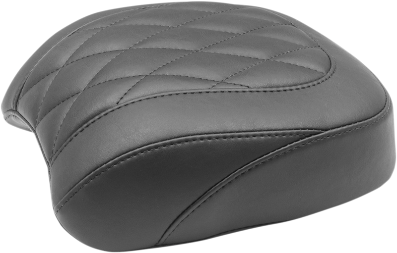 MUSTANG Wide Tripper™ Rear Seat - Diamond Stitch - Black - Fat Bob '18-'21