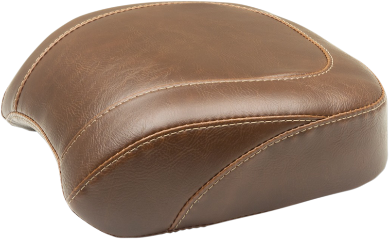 MUSTANG Wide Tripper™ Rear Seat - Smooth - Brown - Fat Bob '18-'21