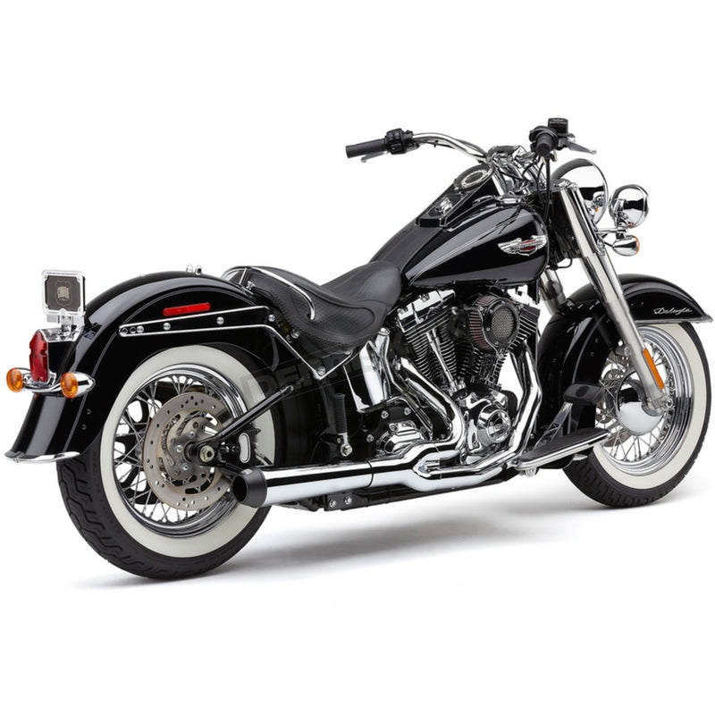 COBRA El Diablo 2:1 Exhaust System - Chrome - '07-'11 Softail