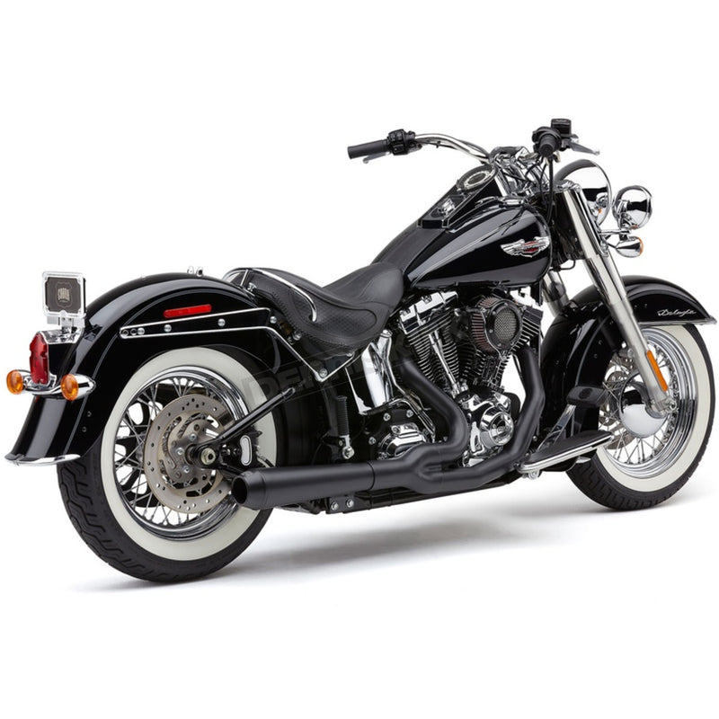 COBRA El Diablo 2:1 Exhaust System - Black - '07-'11 Softail