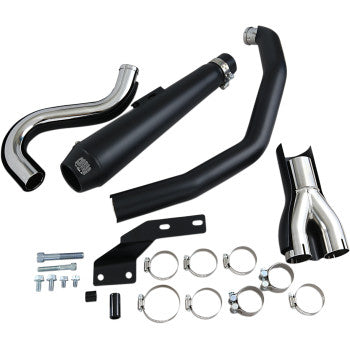 COBRA El Diablo 2:1 Exhaust System - Black - '88-'06 Softail