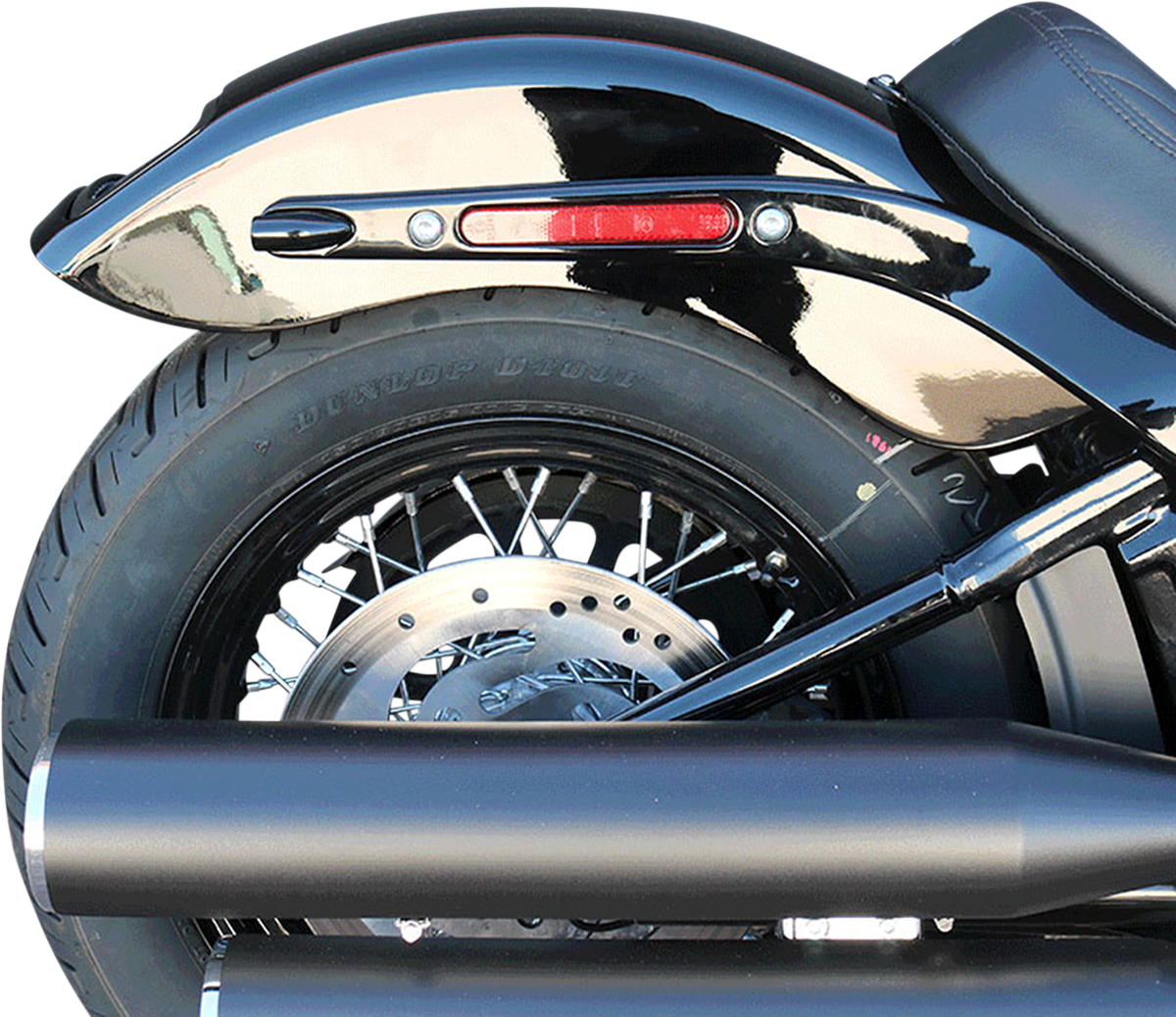 Bagger Nation PAUL YAFFE BAGGER NATION Fender and Frenched-In LED License Plate Kit ...