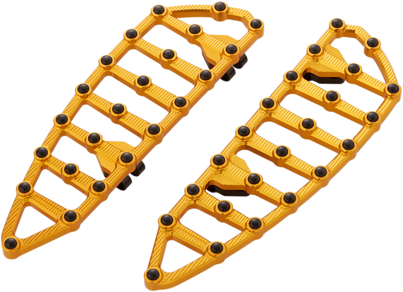 ARLEN NESS MX Billet Driver Floorboards - Gold