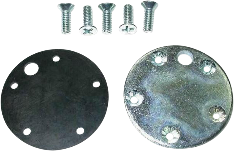 DRAG SPECIALTIES Replacement Block Off Plate with Gasket - Dash Style One Piece Tank