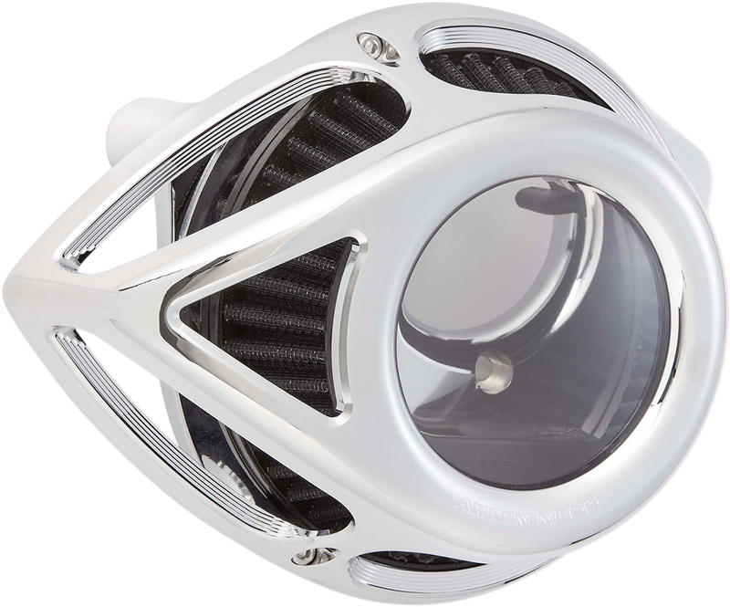 ARLEN NESS Tear Series Clear Air Cleaner Kit - Chrome