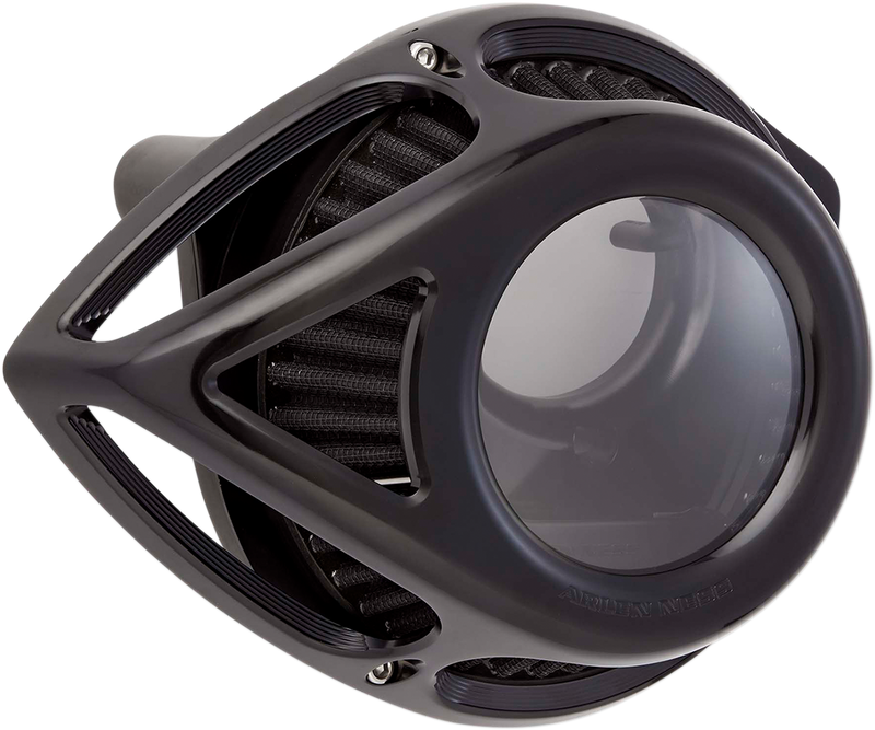 ARLEN NESS Tear Series Clear Air Cleaner Kit - Black Anodized