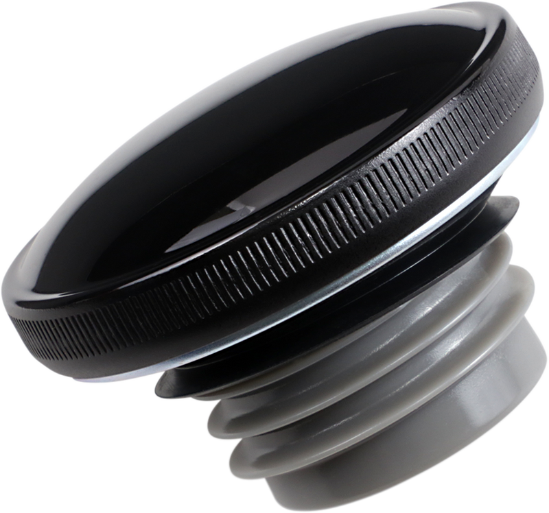 DRAG SPECIALTIES Vented Screw-In Gas Cap - Gloss Black