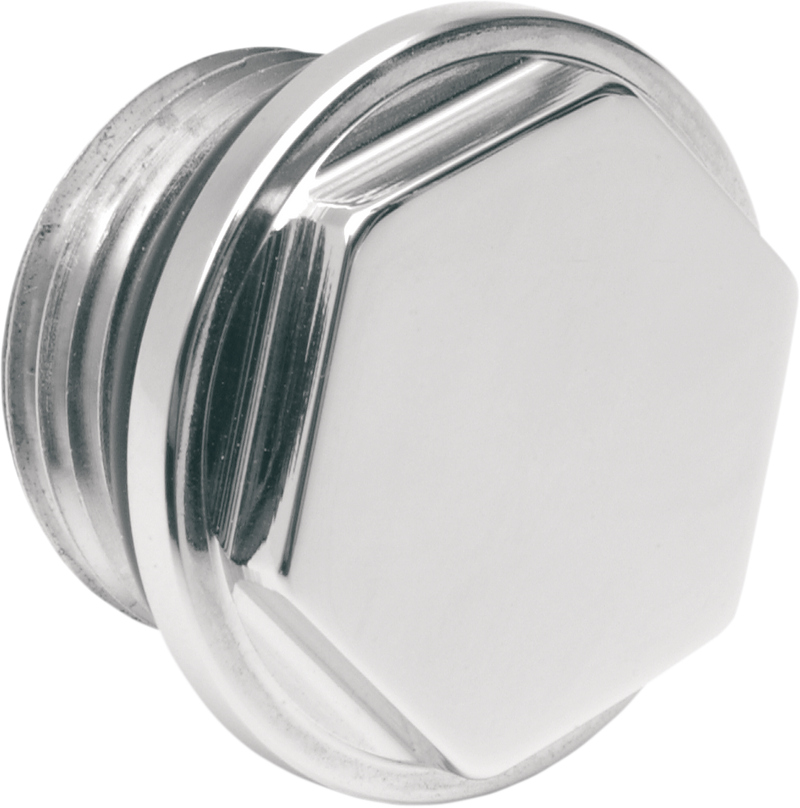 DRAG SPECIALTIES Fuel Tank Outlet Plug - Chrome