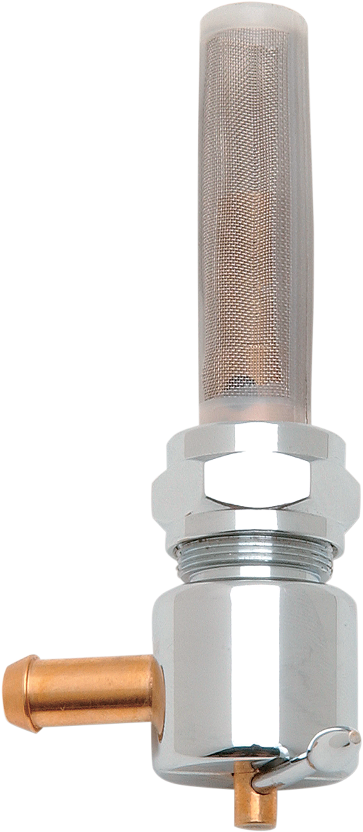 Drag Specialties Fuel Petcock - Rear Facing Chrome