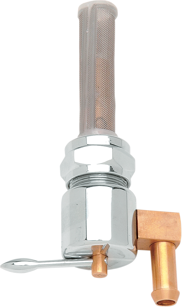 Drag Specialties Fuel Petcock - Down Facing - Chrome