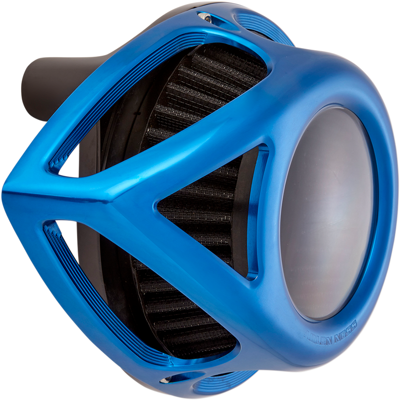 ARLEN NESS Tear Series Clear Air Cleaner Kit - Blue Anodized