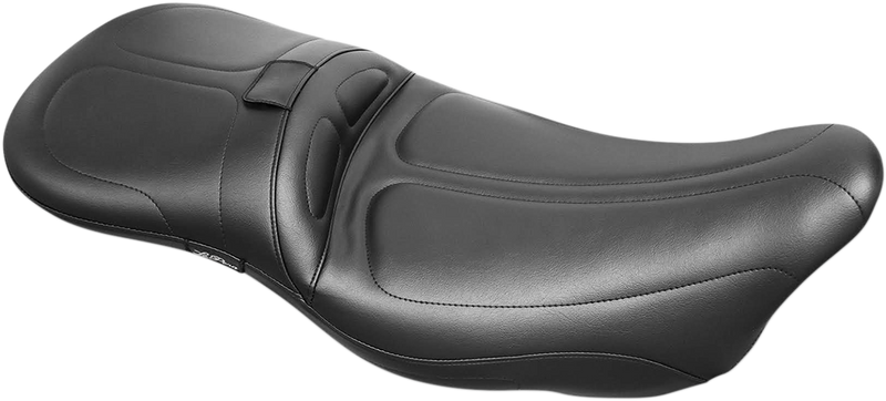 LE PERA Maverick Daddy Long Legs Seat - Black - Stitched - Touring '08-'23
