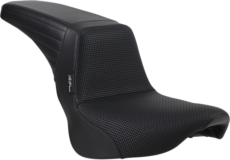 LE PERA Kickflip Seat - Basketweave - Black - Softail '18-'22